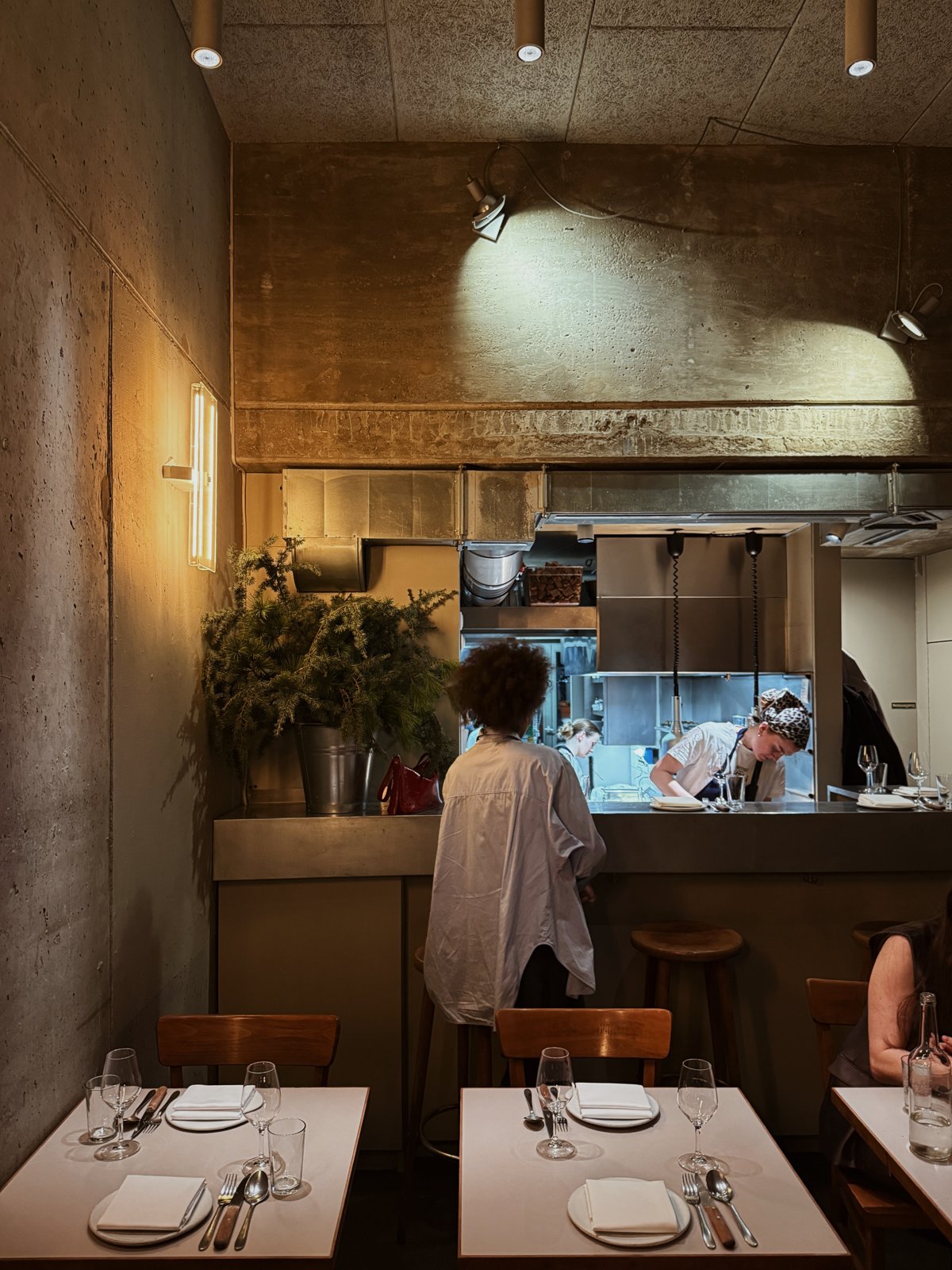 Modern restaurant dining dish in Berlin