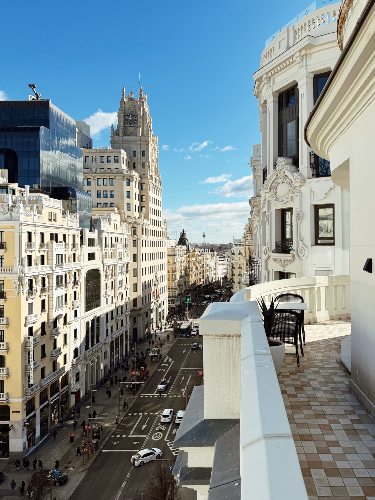 Madrid street scene